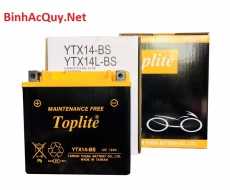 Bình ắc quy Moto Toplite YTX14-BS (12V-12Ah)