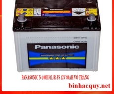 Bình ắc quy Panasonic N-100D31L/R-FS 12V 80AH VỎ TRẮNG