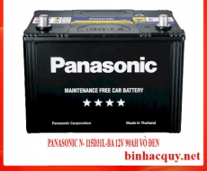 Bình ắc quy Panasonic N- 115D31L-BA 12v 90AH Vỏ đen