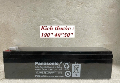 Bình Ắc Quy Panasonic 12V 3.6AH