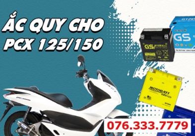 Thay Bình Ắc Quy Xe PCX 125 150 Tại TPHCM Giá Rẻ