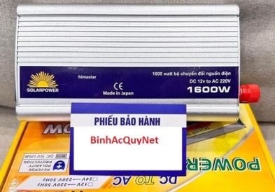 Bộ Chuyển Nguồn Ắc Quy 12V Lên 220V 1200W