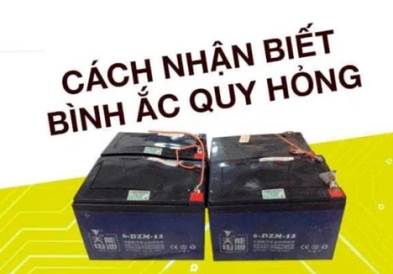 Cách Nhận Biết Bình Ắc Quy Hỏng