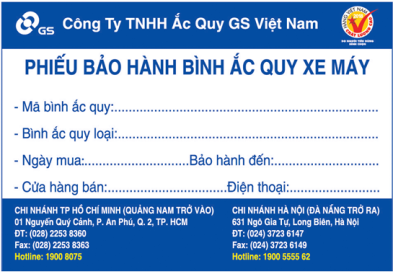 Chính Sách Bảo Hành Ắc Quy GS Như Thế Nào