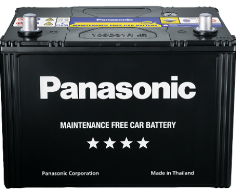 Bình ắc quy Panasonic N- 70D23L-FH Vỏ đen
