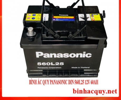Bình ắc quy Panasonic DIN 560L25 12V 60AH