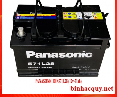 Bình ắc quy Panasonic DIN571L28 (12v-71ah)