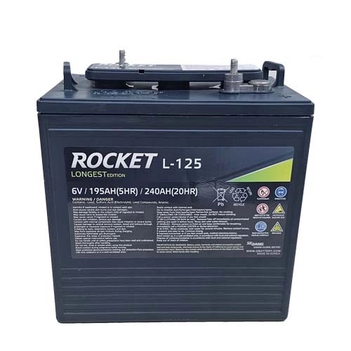 Ắc Quy Rocket L-125 6V 240AH TPHCM Chính Hãng Giá Rẻ