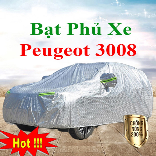 Bạt Che Phủ Xe Peugeot 3008 Chính Hãng Giá Rẻ