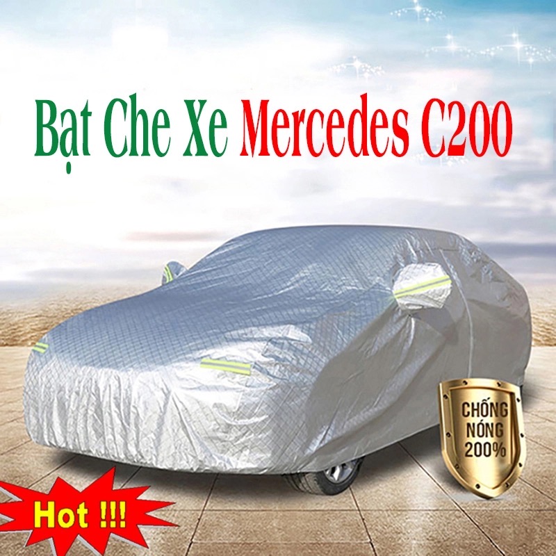 Bạt Phủ Xe Mercedes Benz C200 Cao Cấp Chính Hãng Giá Rẻ