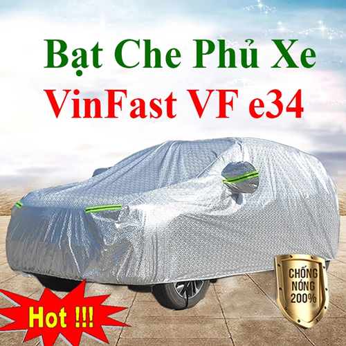 Bạt Phủ Xe VinFast VF e34 Cao Cấp Chính Hãng Giá Rẻ