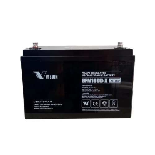 Bình Ắc quy VISION 6FM100D-X 12V 100AH