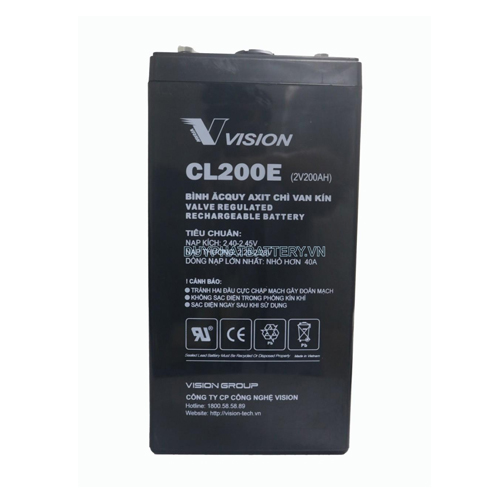 Bình Ắc Quy VISION CL200E 2V 200AH