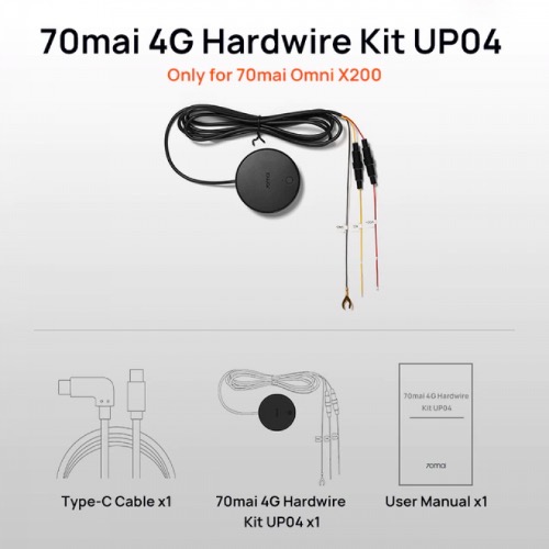 Bộ Hardwire Kit 70mai UP04 4G Chính Hãng Giá Rẻ